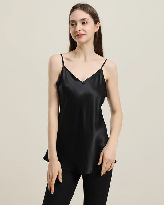 19Momme V Neck Silk Camisole