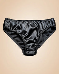 Women's 100% Silk Panties, Black