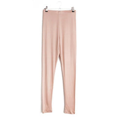 100% Silk Women Thermal Underwear Pants, Pink
