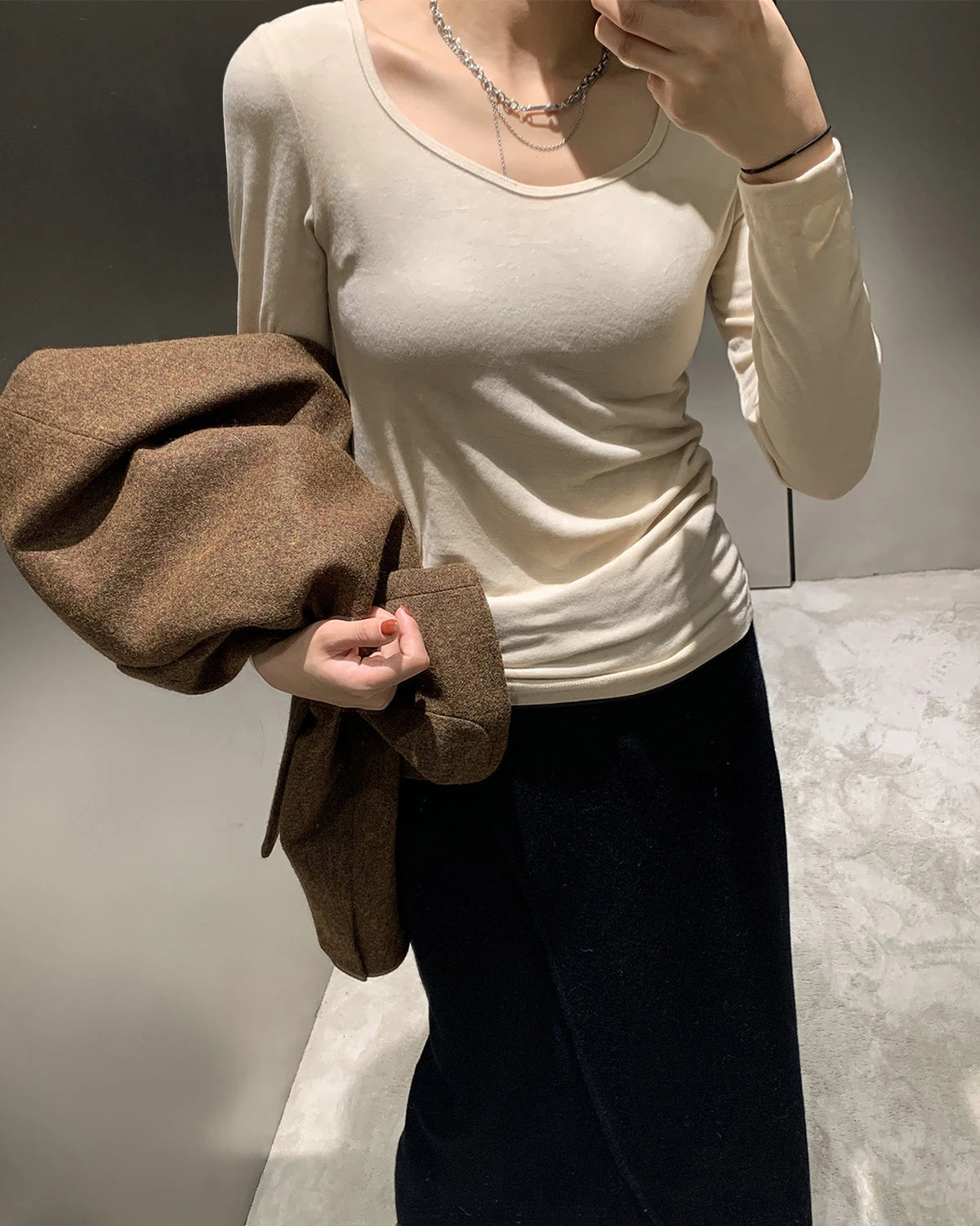 Women‘s Brushed Thermal Underwear Set - DAISYSILK UK