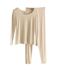 Women‘s Brushed Thermal Underwear Set - DAISYSILK UK