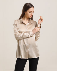 Women's Basic Silk Shirt