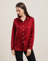 Women's Basic Silk Shirt