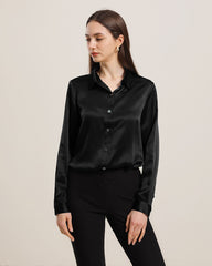 Women's Basic Silk Shirt
