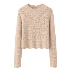 Women's Cashmere Crochet Sweater