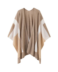 Women's Cashmere Wrap Shawl, Camel