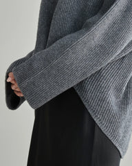 Women's Loft Crew Neck Cashmere Sweater, Grey