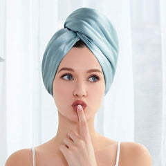 Silk Double-Sided Wear Hair-Drying Cap