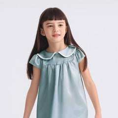 Kids Baby Girl Silk Nightgown