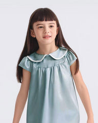Kids Baby Girl Silk Nightgown - DAISYSILK UK