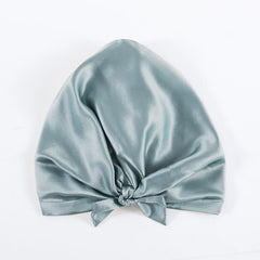 Silk Night Sleeping Cap with Ribbons