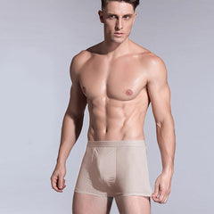 Men's Silk Boxer Briefs Underwear