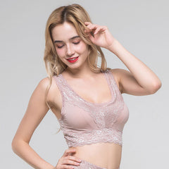Sports Lace Breathable Silk Bra