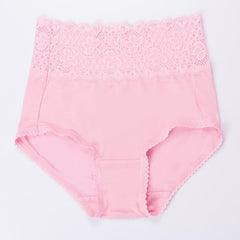 Silk High waist Lace Lingerie Knitted Panties