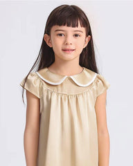 Kids Baby Girl Silk Nightgown - DAISYSILK UK