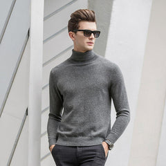 Men's Cashmere Turtleneck Sweater