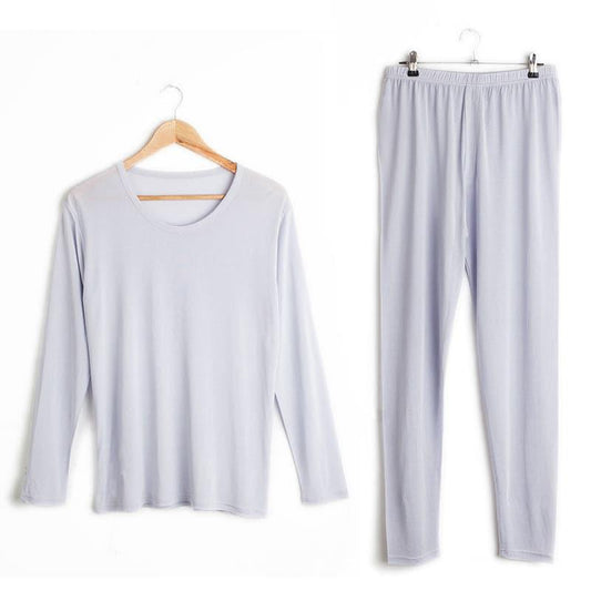 Men's 100% Silk Lightweight Thermal Underwear Set
