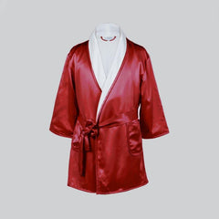 Kid's Silk and Velvet Reversible Robe for Winter