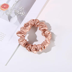 22 Momme 2.5 CM Silk Hair Loop Scrunchy 4PCS Set
