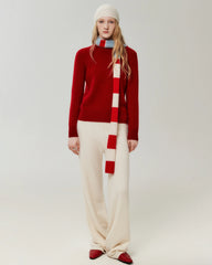 100% Cashmere Basic Crew Neck Pullover
