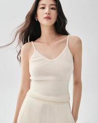 100% Cashmere Camisole and Wide Leg Pants