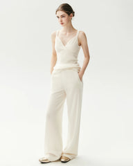 100% Cashmere Camisole and Wide Leg Pants
