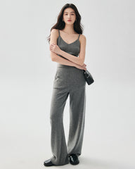 100% Cashmere Camisole and Wide Leg Pants
