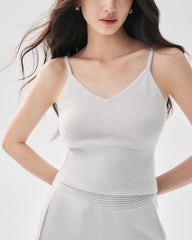 100% Cashmere Camisole and Wide Leg Pants