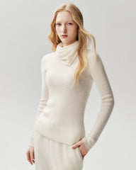 100% Cashmere Mini Triangle Scarf