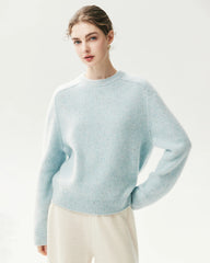 100% Cashmere Oversized Saddle Shoulder Sweater