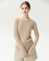 100% Pure Cashmere Lightweight Pullover Top