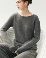 100% Pure Cashmere Lightweight Pullover Top