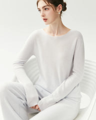 100% Pure Cashmere Lightweight Pullover Top