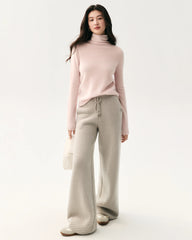100% Pure Cashmere Mock Neck Sweater