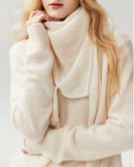 100% Pure Cashmere Triangle Scarf