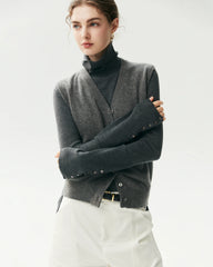 100% Cashmere V-Neck Sweater Vest
