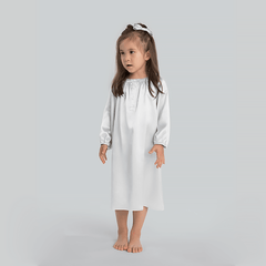 Long Silk Skirt Pajamas Sleepwear For Girl