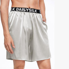 Daisysilk Print Silk Men Shorts Boxers