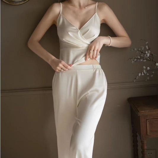 Silk Cami and Pants Pajama Set