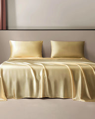 22 Momme Silk Flat Sheet, Gold