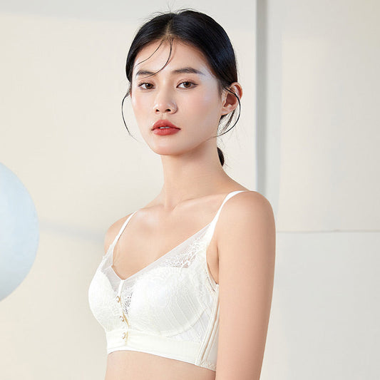 100% Silk Lace Bra