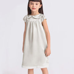 Kids Baby Girl Silk Nightgown