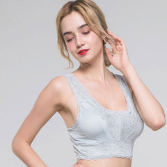 Sports Lace Breathable Silk Bra