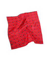 Silk Burgundy Paisley Pocket Square