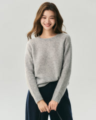 Cashmere Silk Raglan Sleeve Sweater