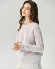 Cashmere Silk Raglan Sleeve Sweater