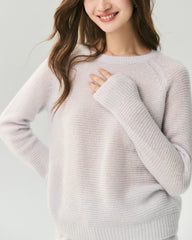 Cashmere Silk Raglan Sleeve Sweater