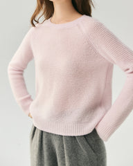 Cashmere Silk Raglan Sleeve Sweater