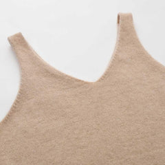 Cashmere V Neck Sweater Vest