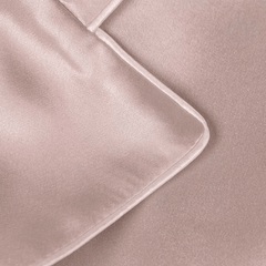 Classic Long Set Kid's Silk Pajamas Pink
